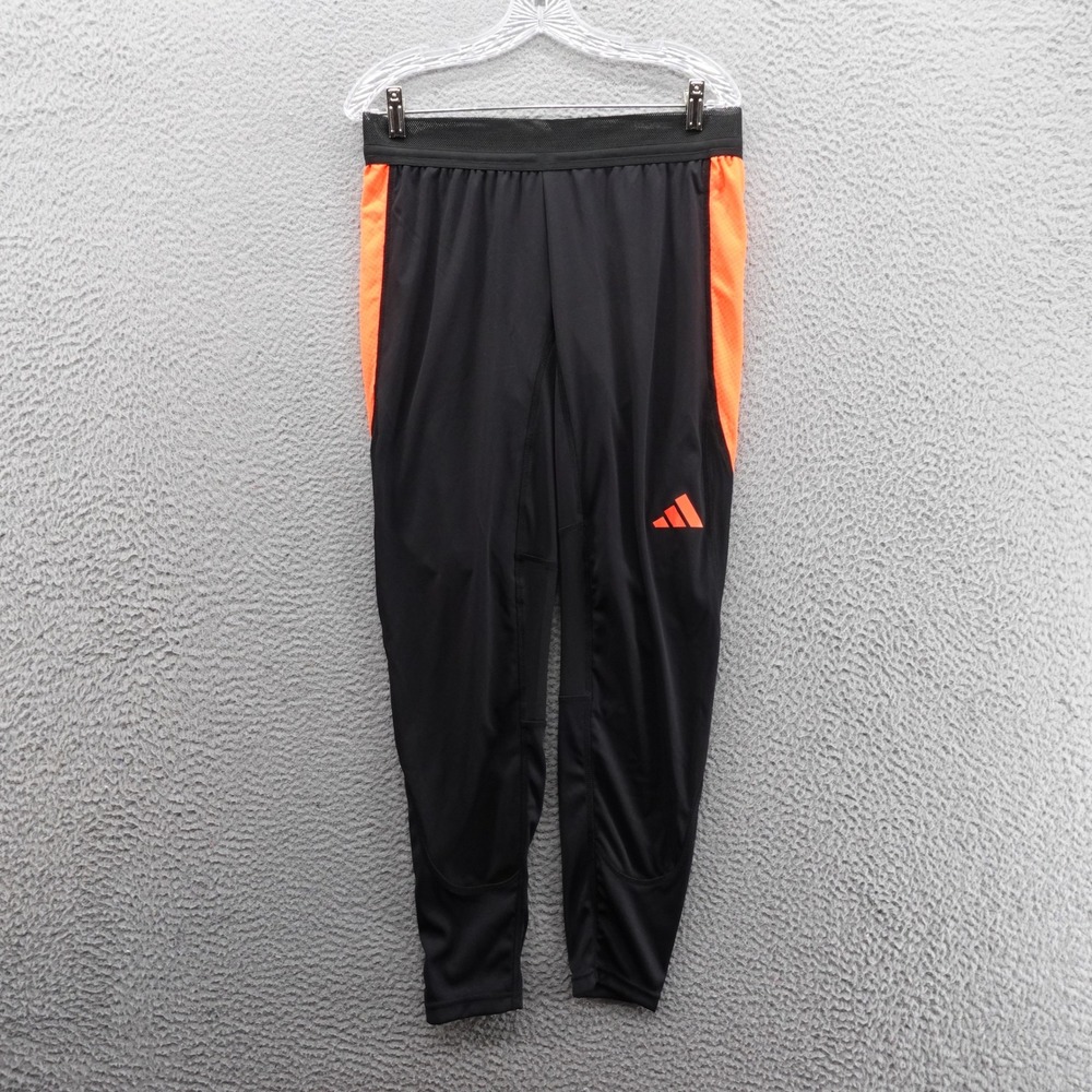 Adidas Tiro Training Pants‎ Medium Black Orange Women Soccer Athletic NWT